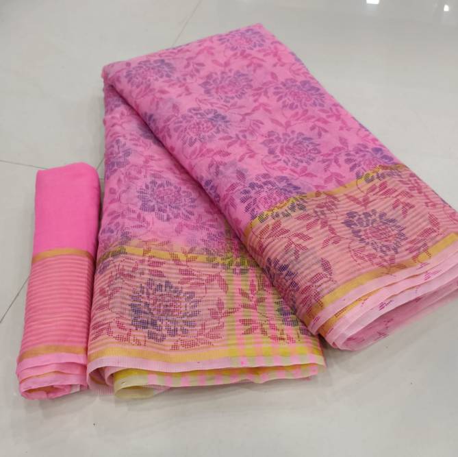 Kd Rose 2 New Designer Fancy Wear Cotton Printed Saree Collection